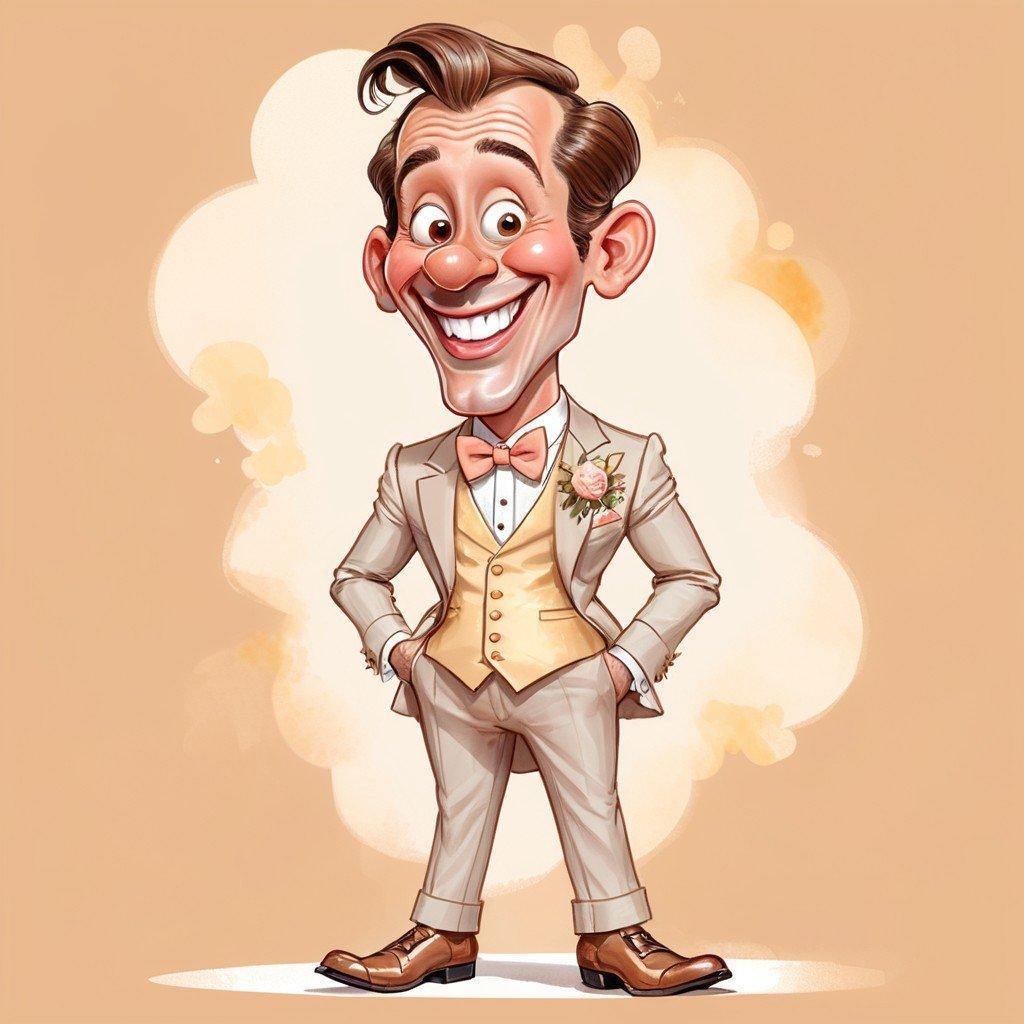 Groom caricature 20