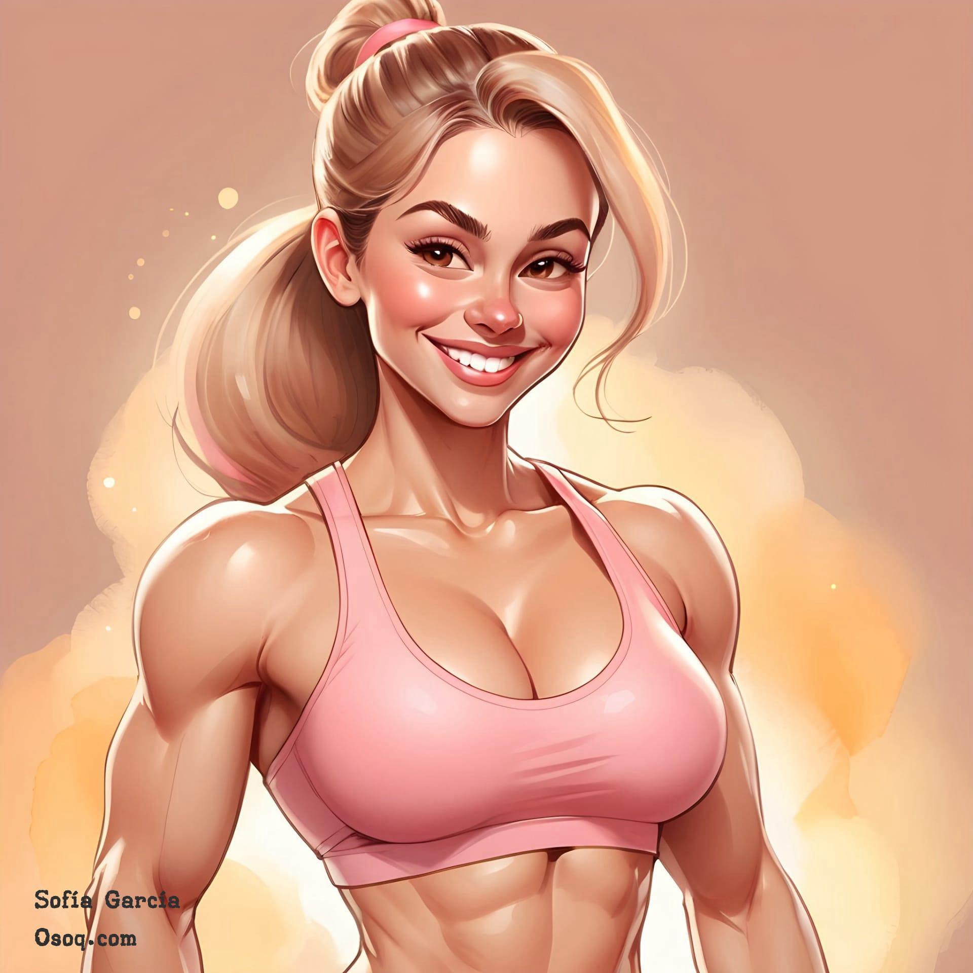 Gym caricature 11