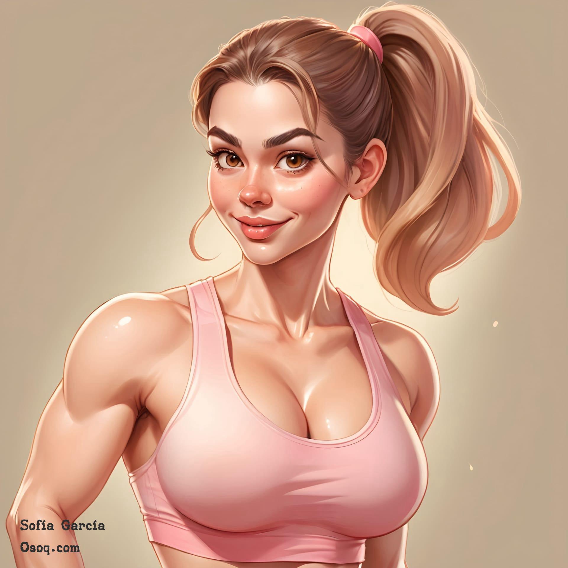 Gym caricature 13