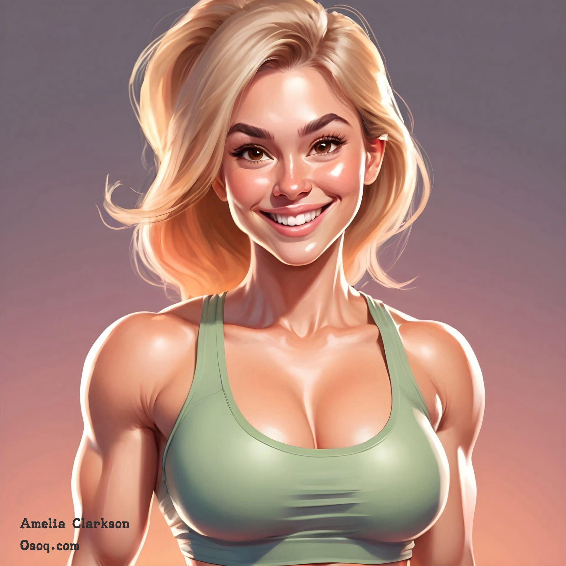 Gym caricature 15