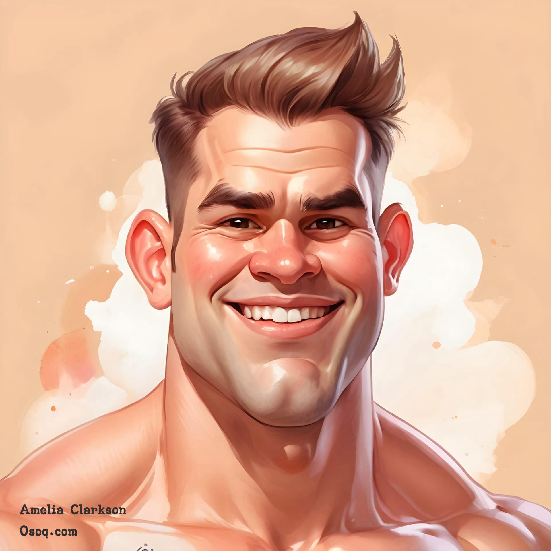 Gym caricature 18