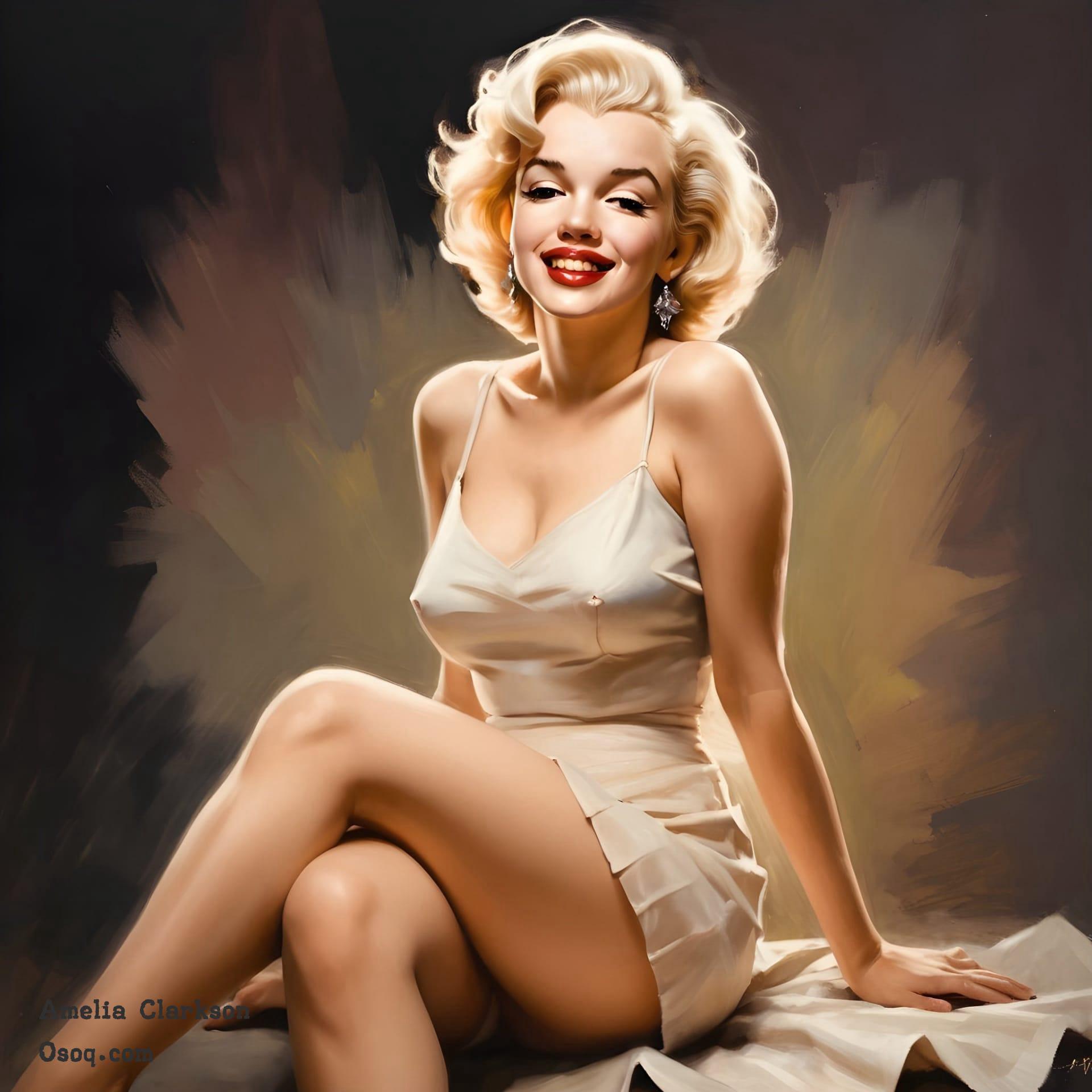 Marilyn monroe caricature 03