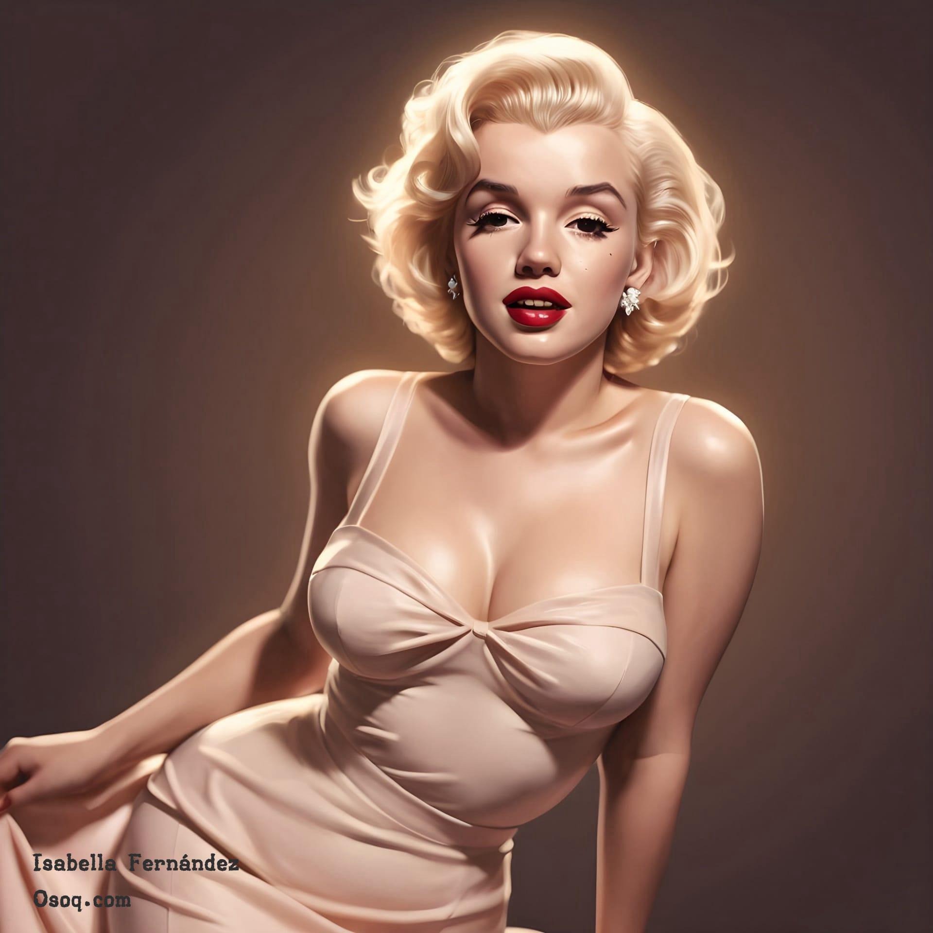 Marilyn monroe caricature 06