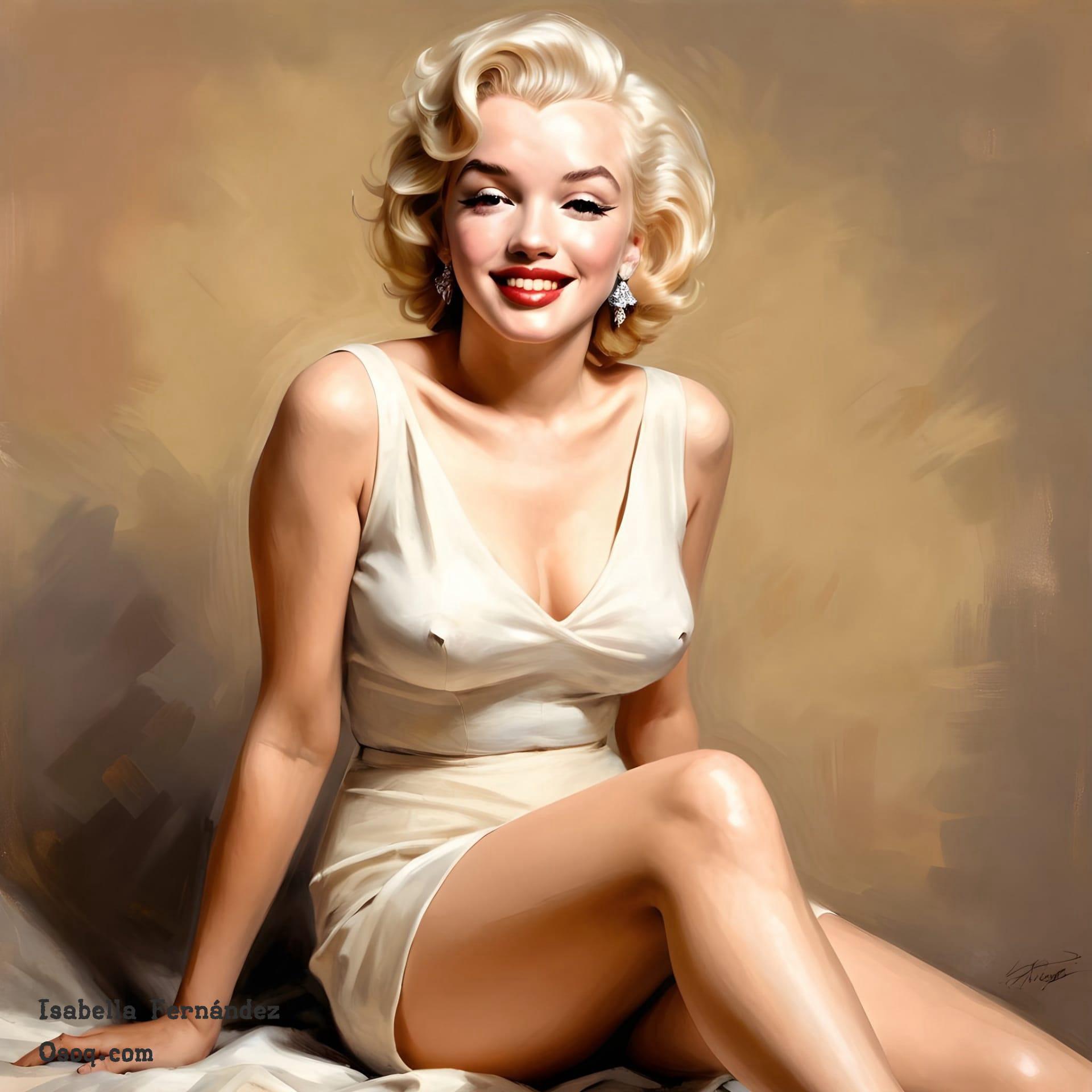 Marilyn monroe caricature 07