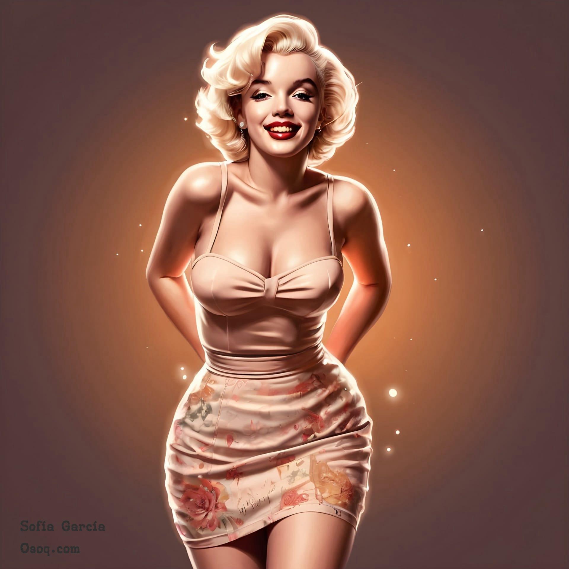 Marilyn monroe caricature 12