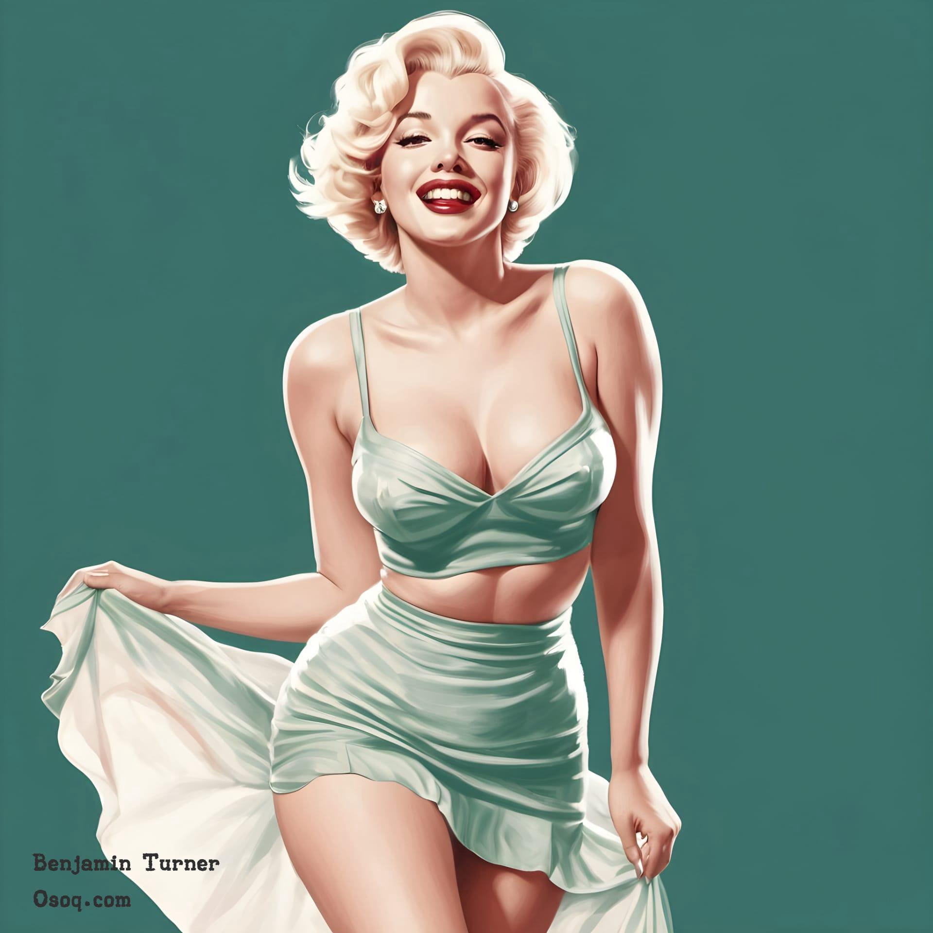 Marilyn monroe caricature 14