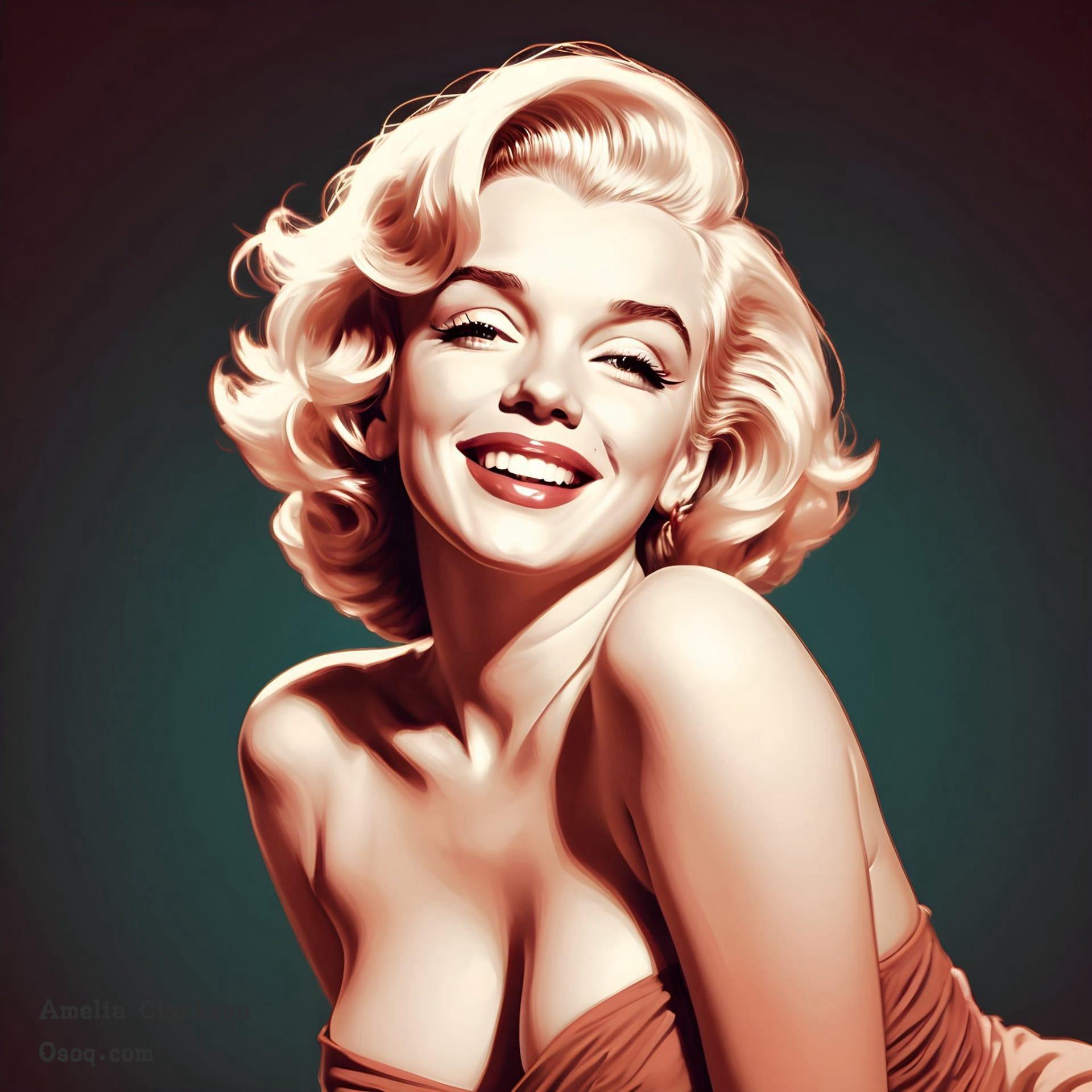 Marilyn monroe caricature 15