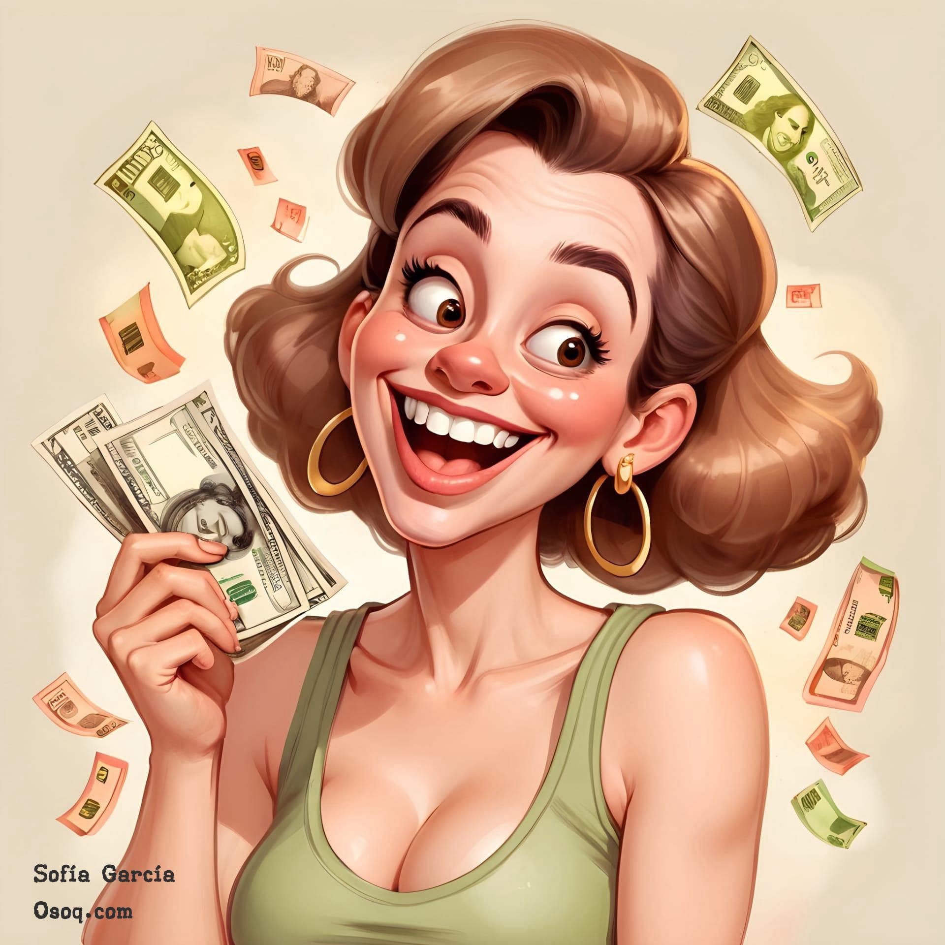 Money caricature 07