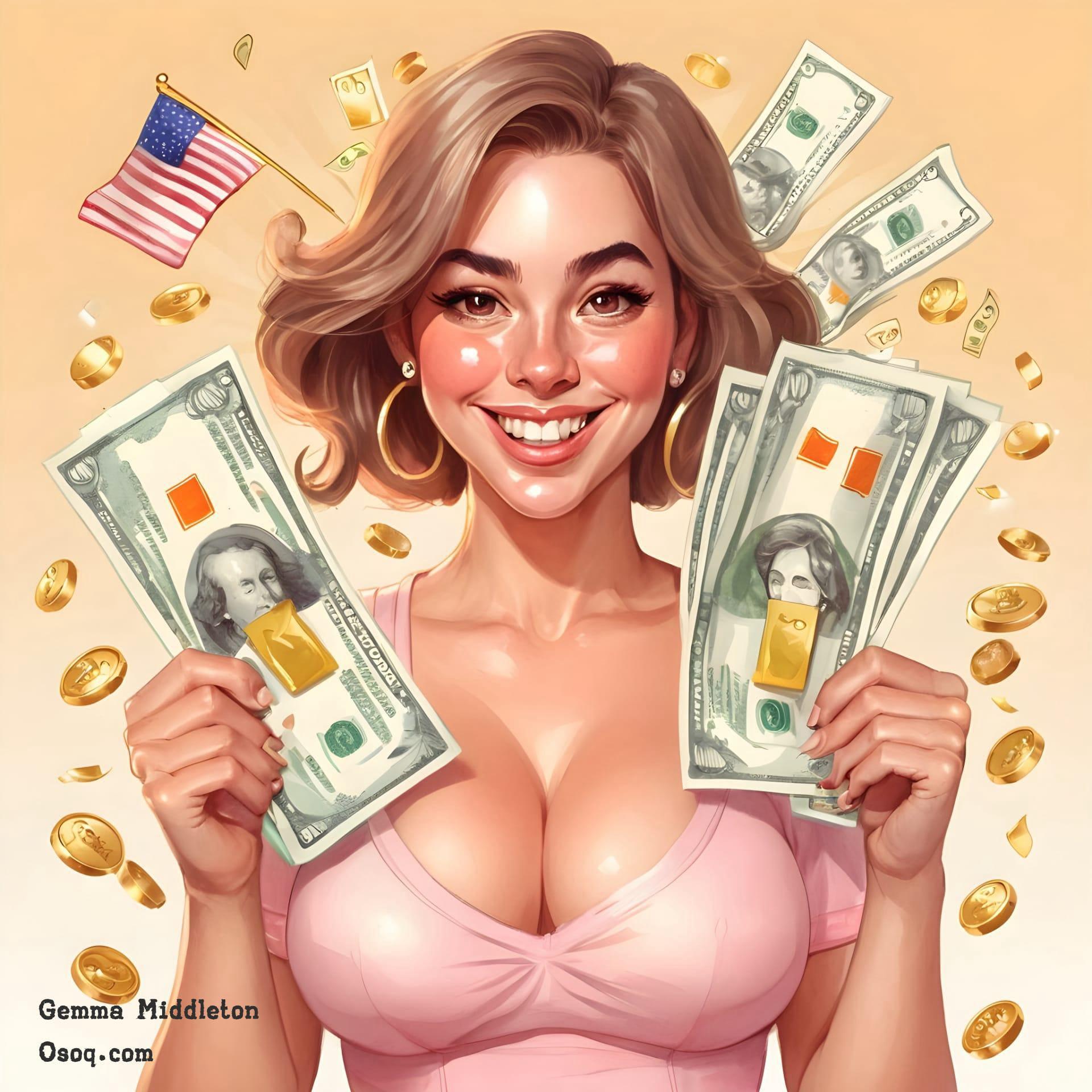 Money caricature 12