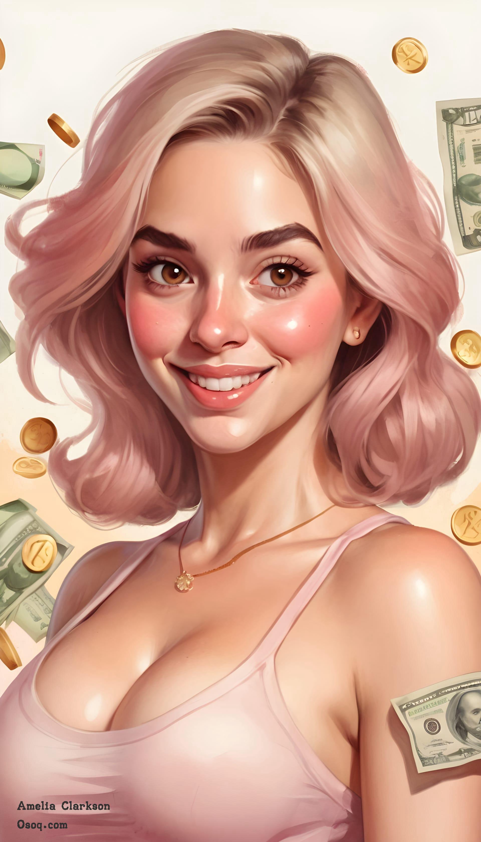 Money caricature 13