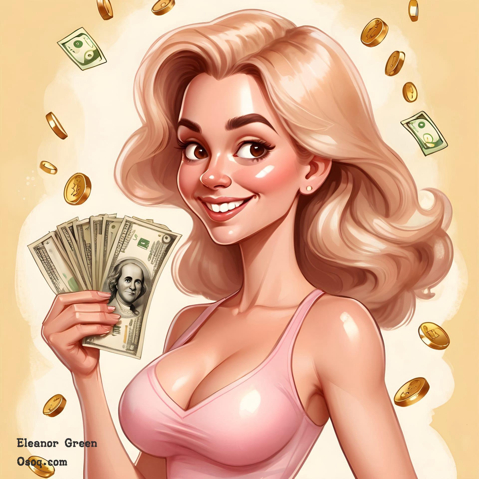 Money caricature 14