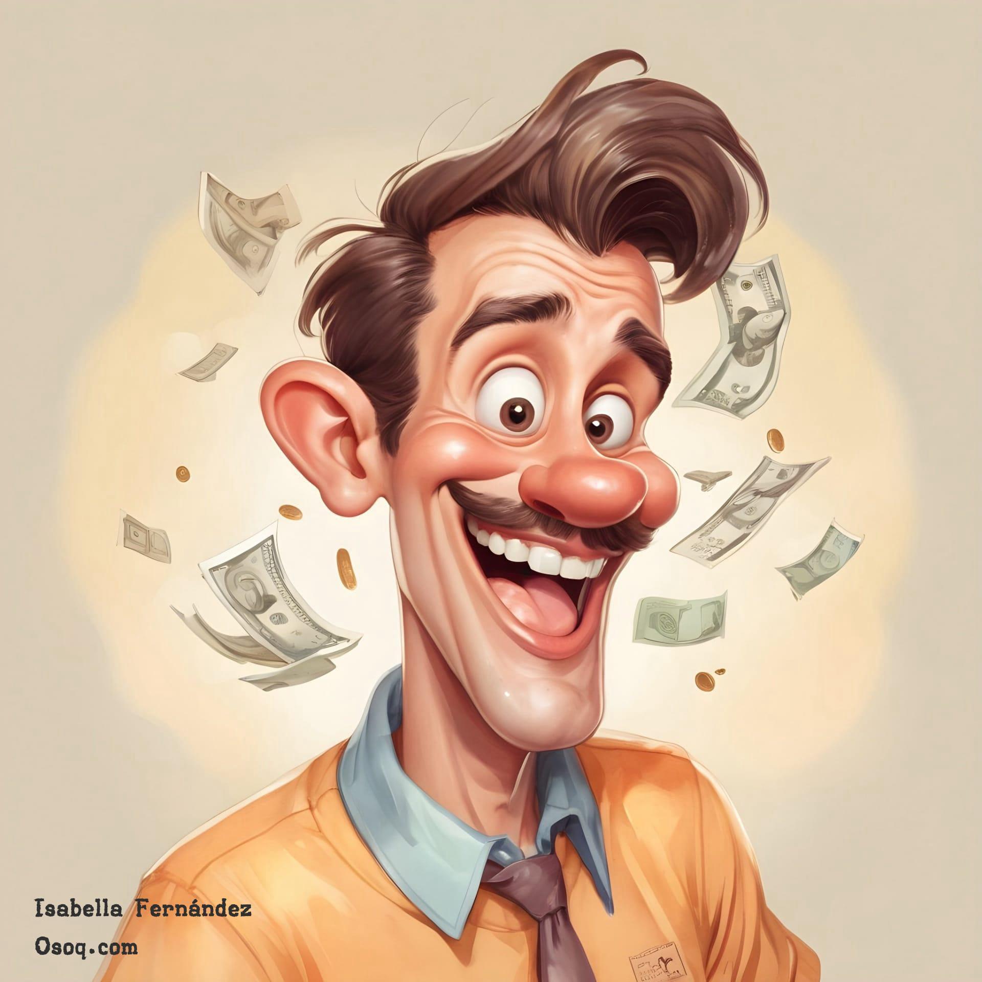 Money caricature 16