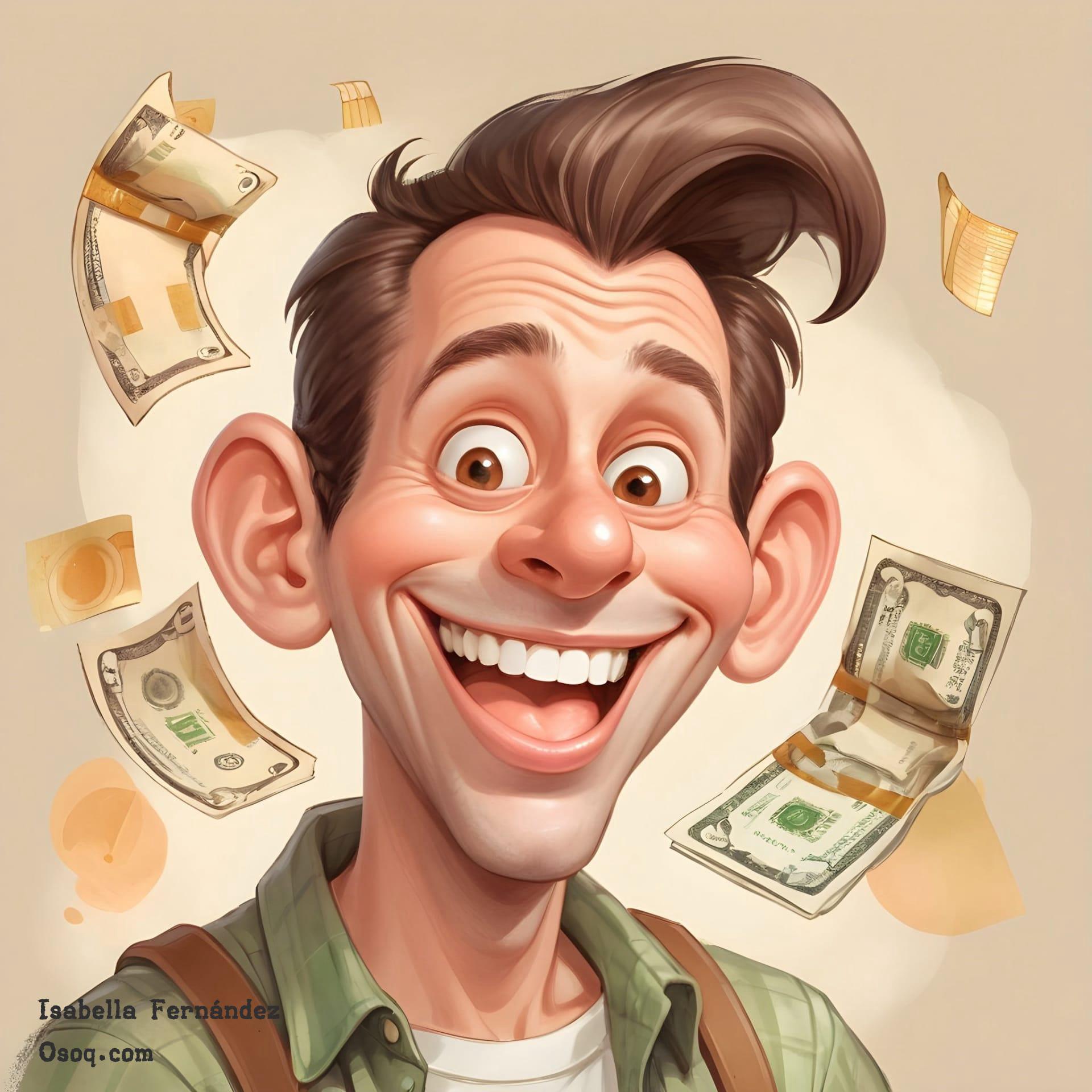 Money caricature 17