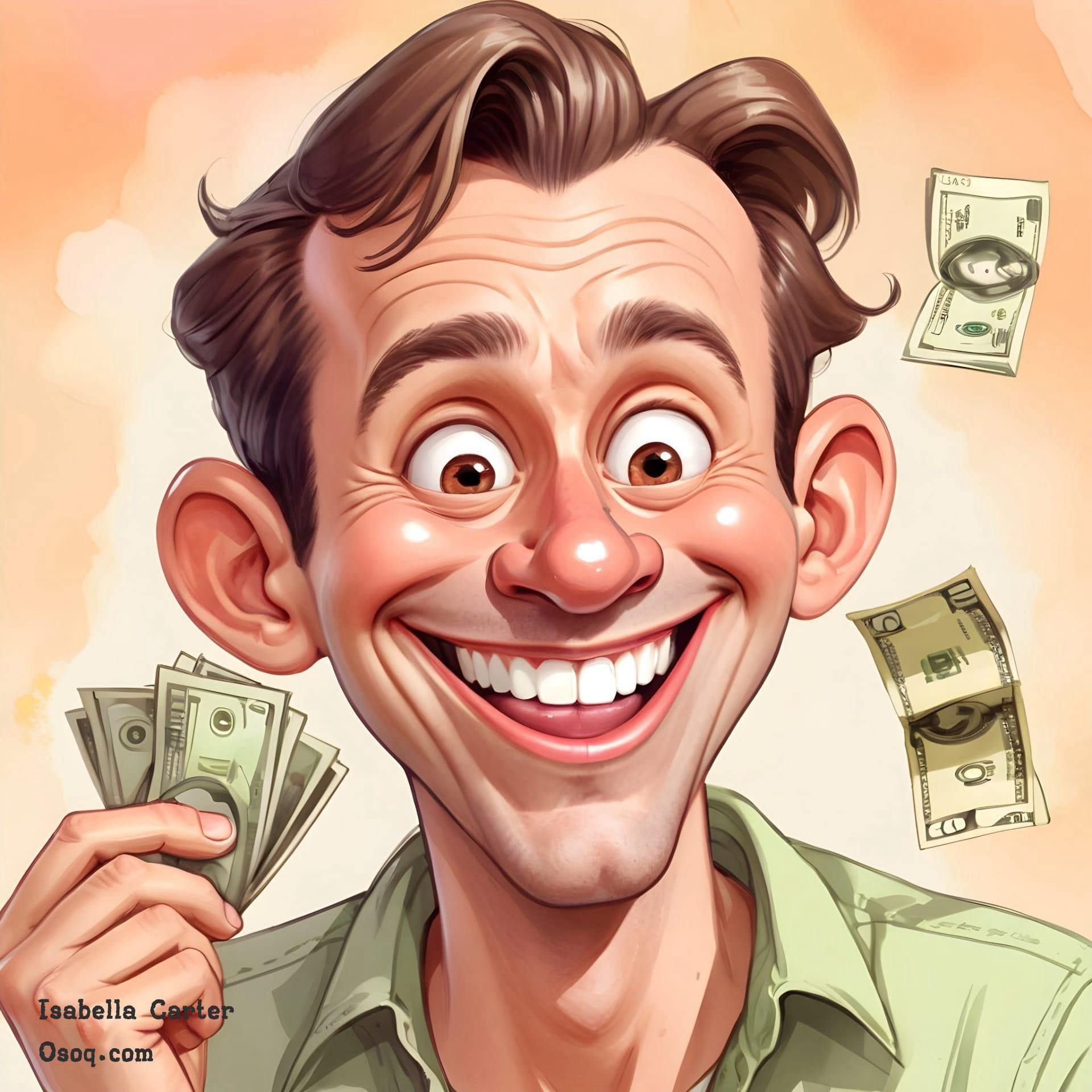 Money caricature 18