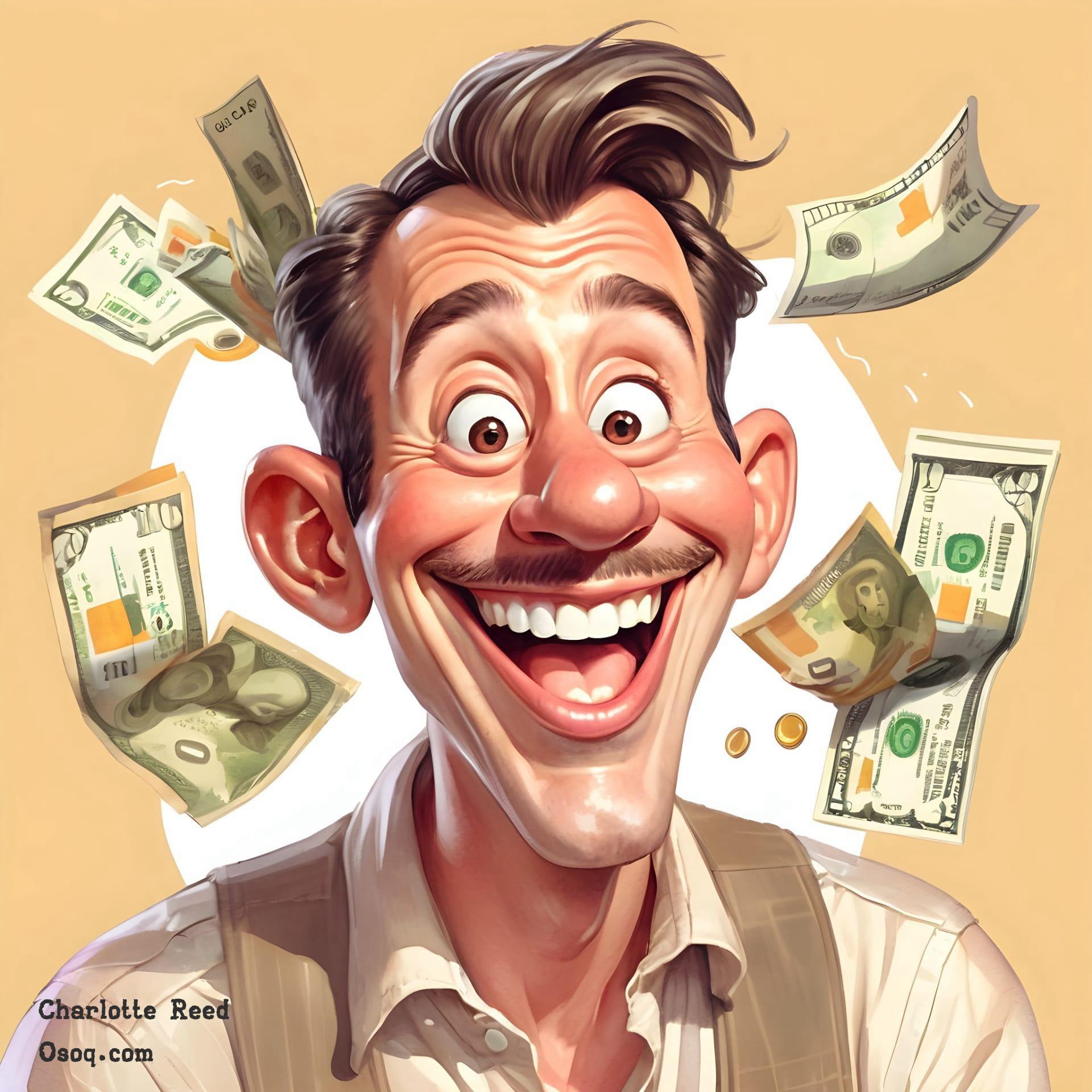 Money caricature 19