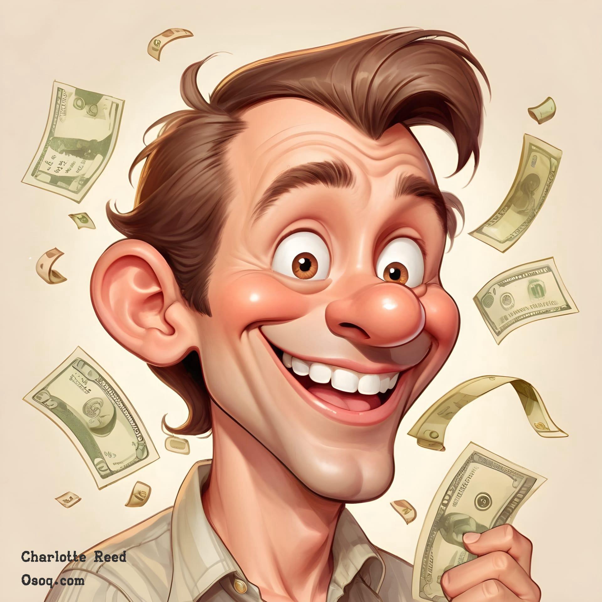 Money caricature 20