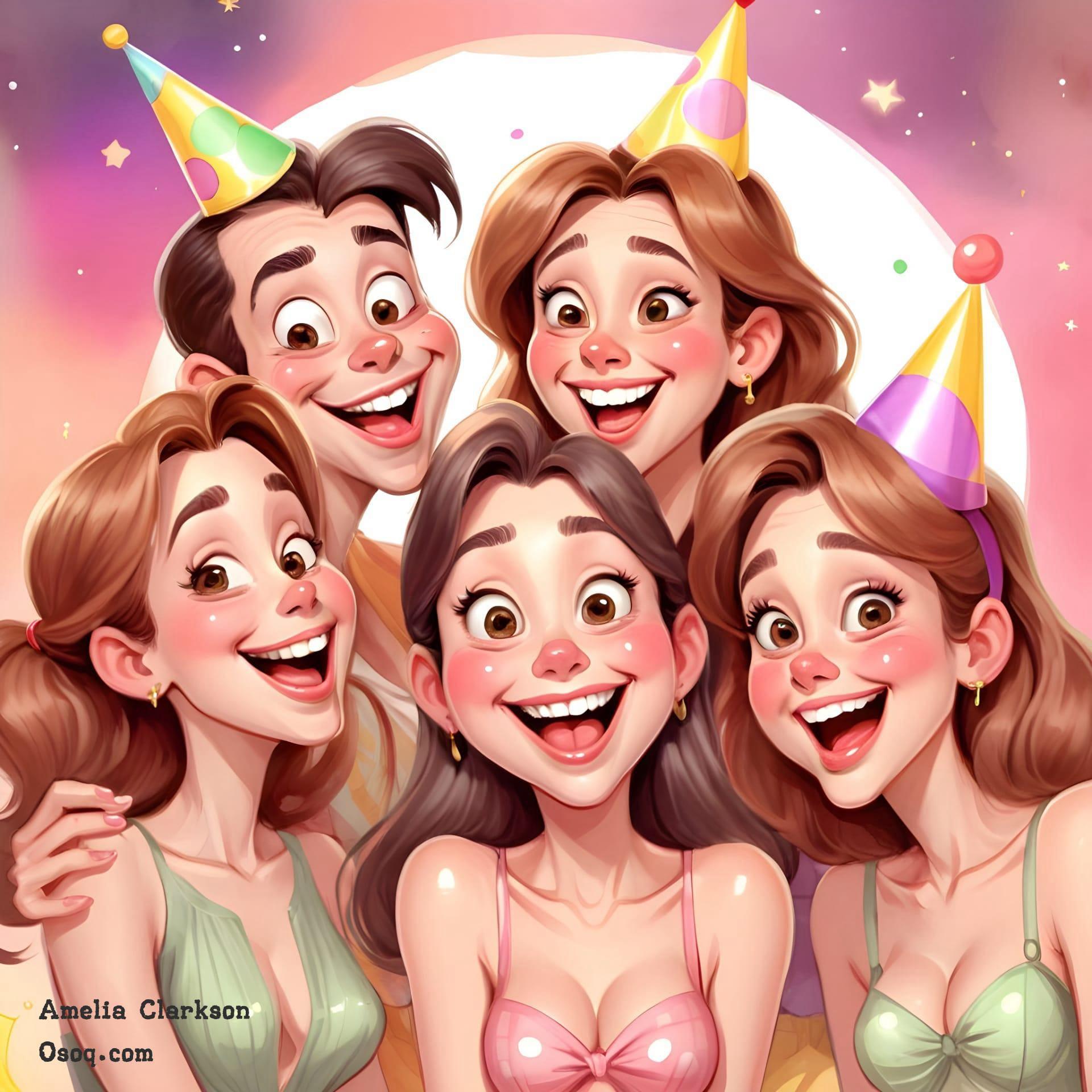 Party caricatures 15