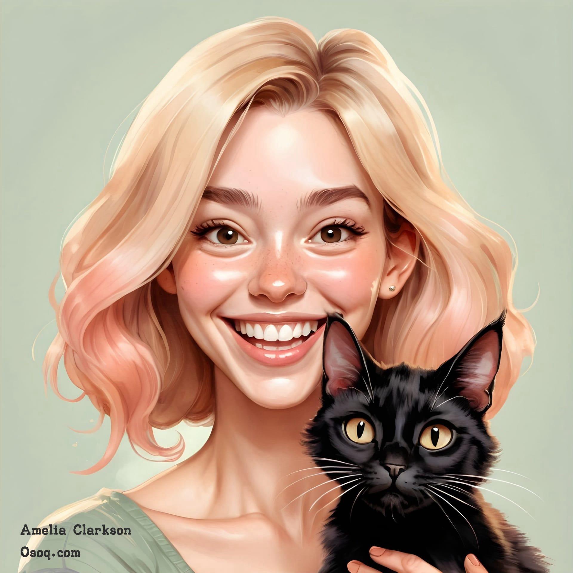 Pet cartoon portraits 18