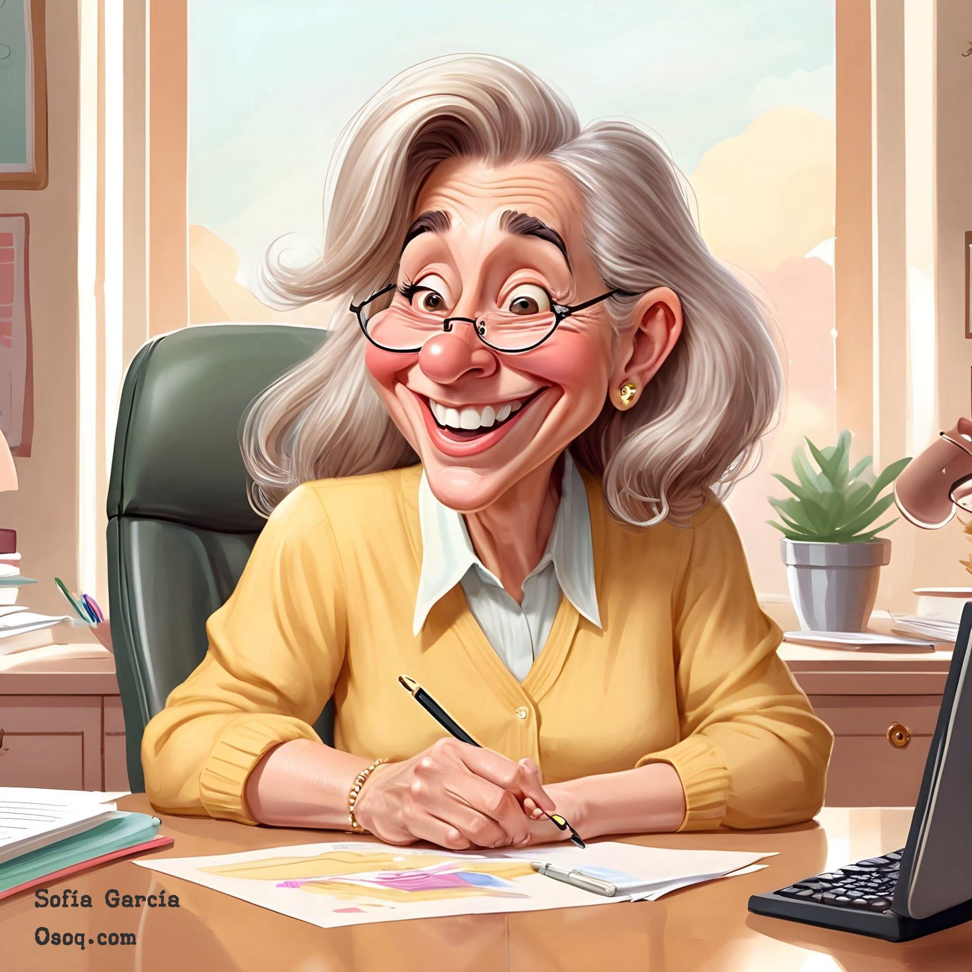 Retirement caricature 07