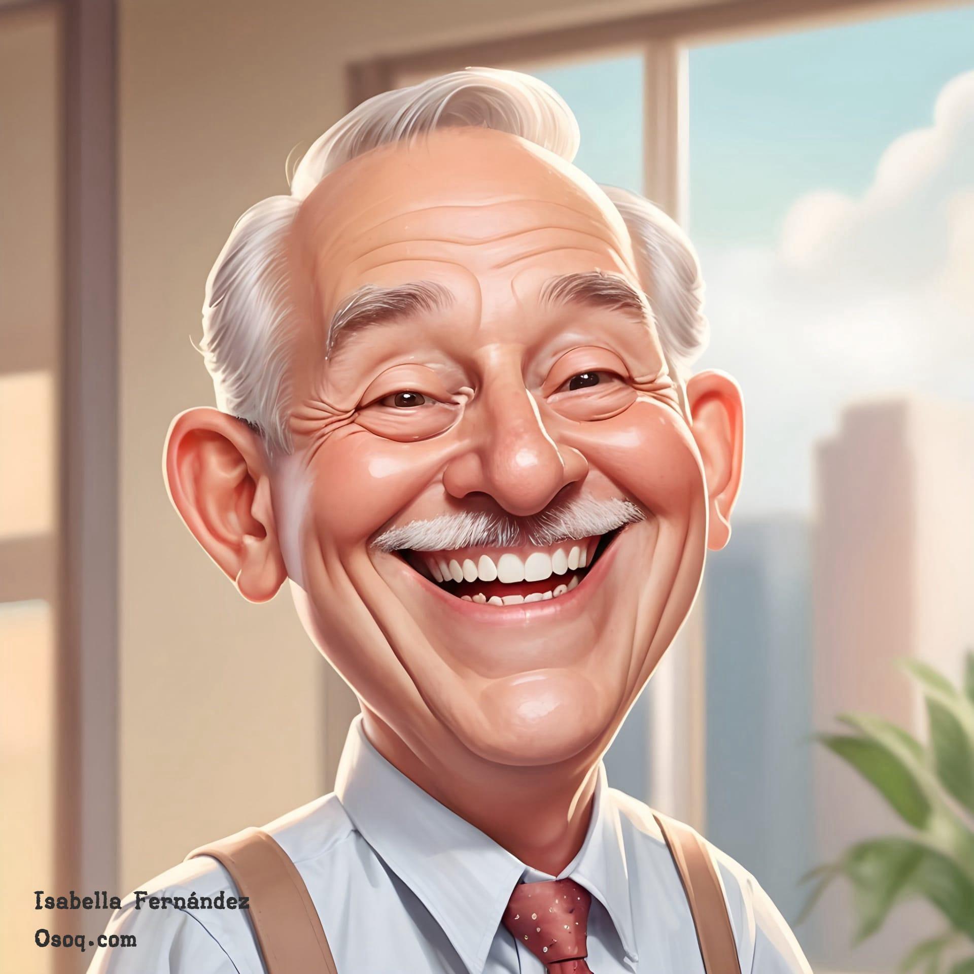 Retirement caricature 17