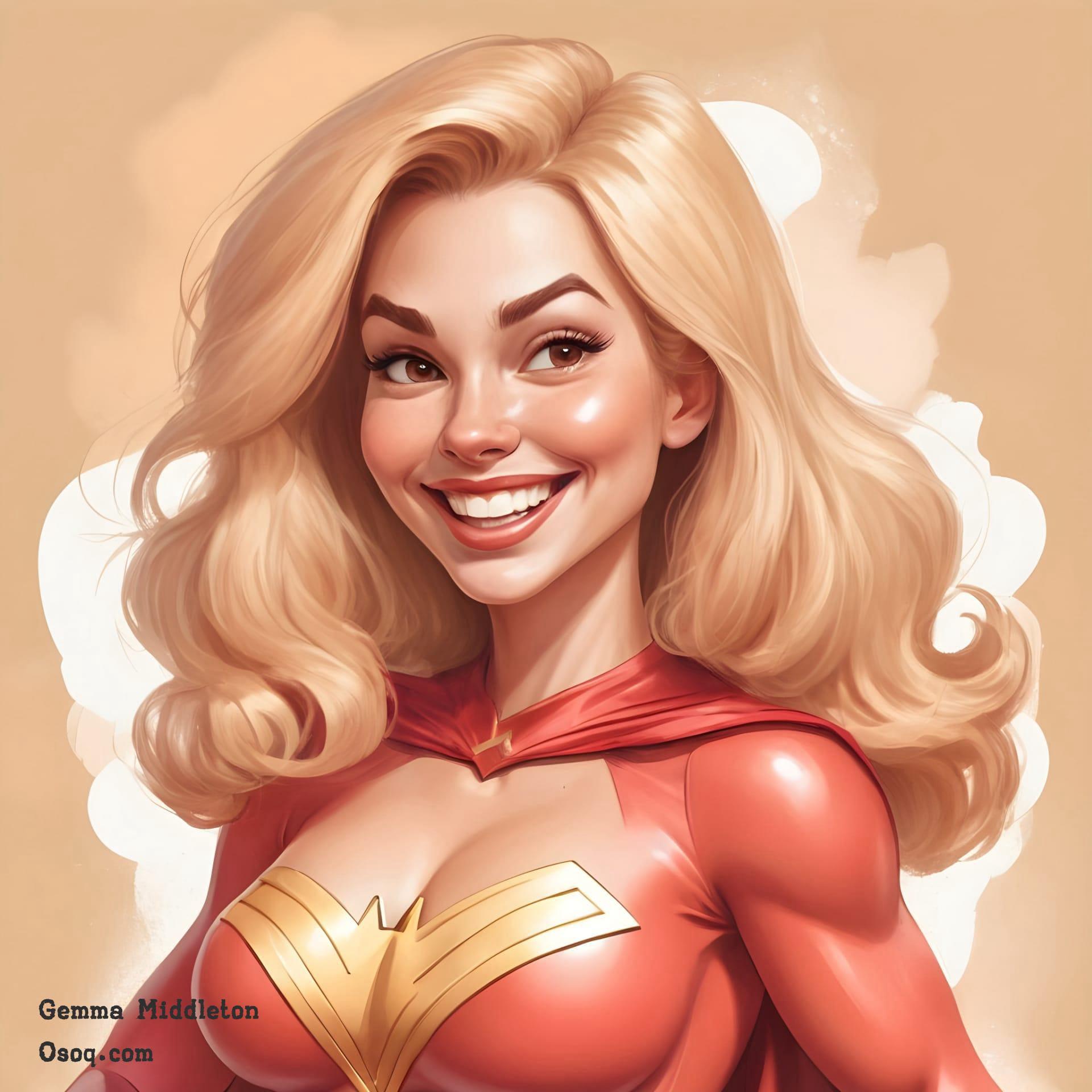 Superhero caricature 02