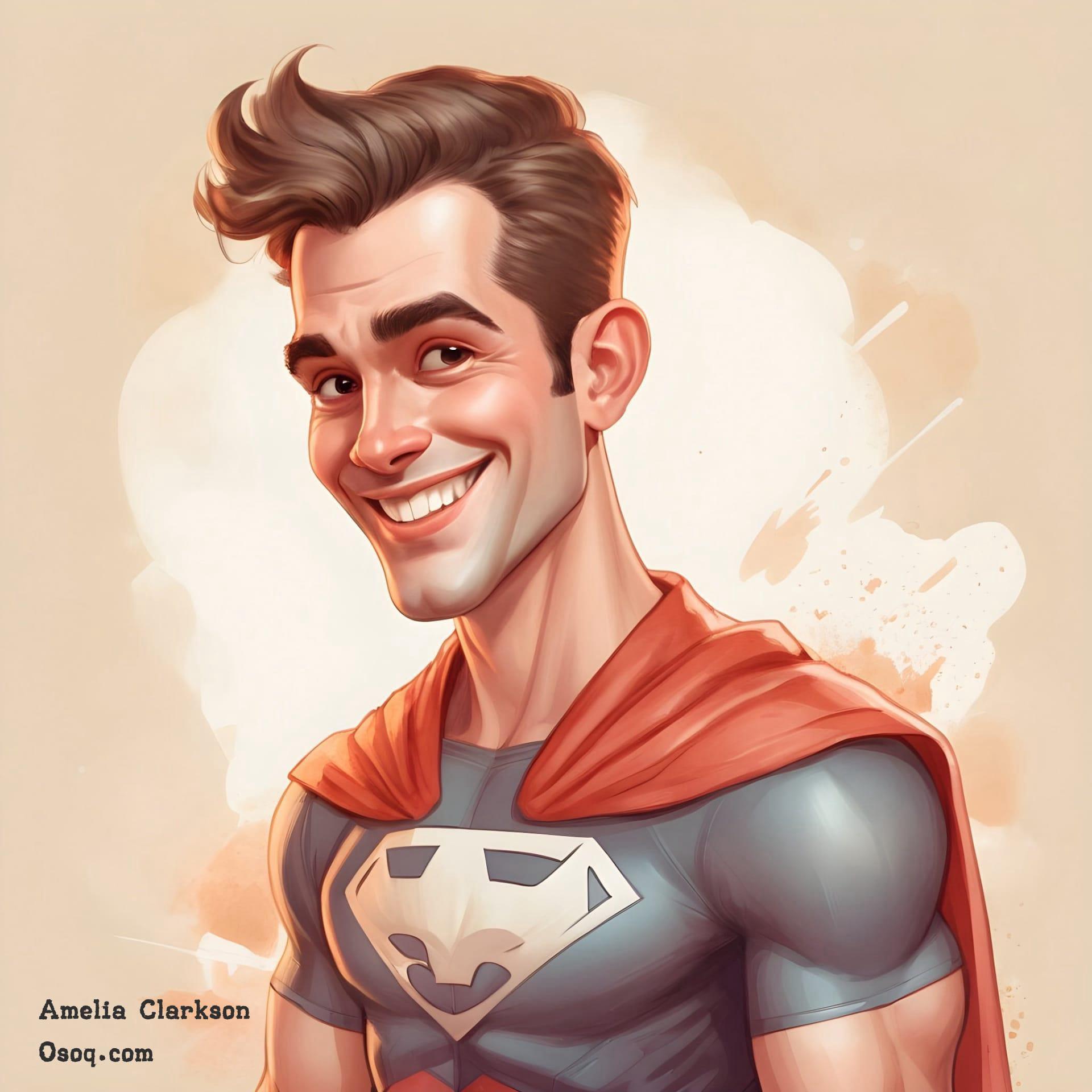 Superhero caricature 18