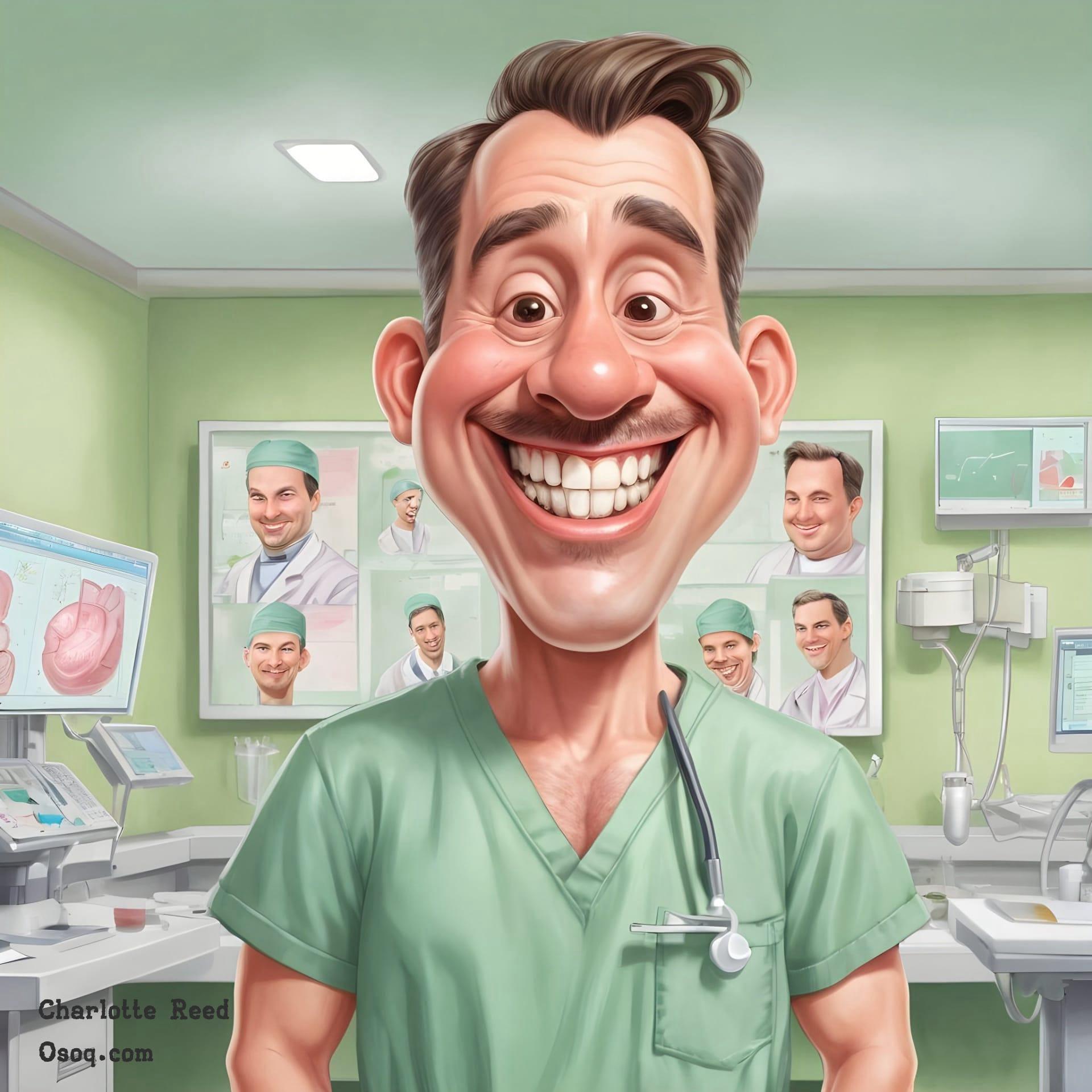 Surgeon caricature 04