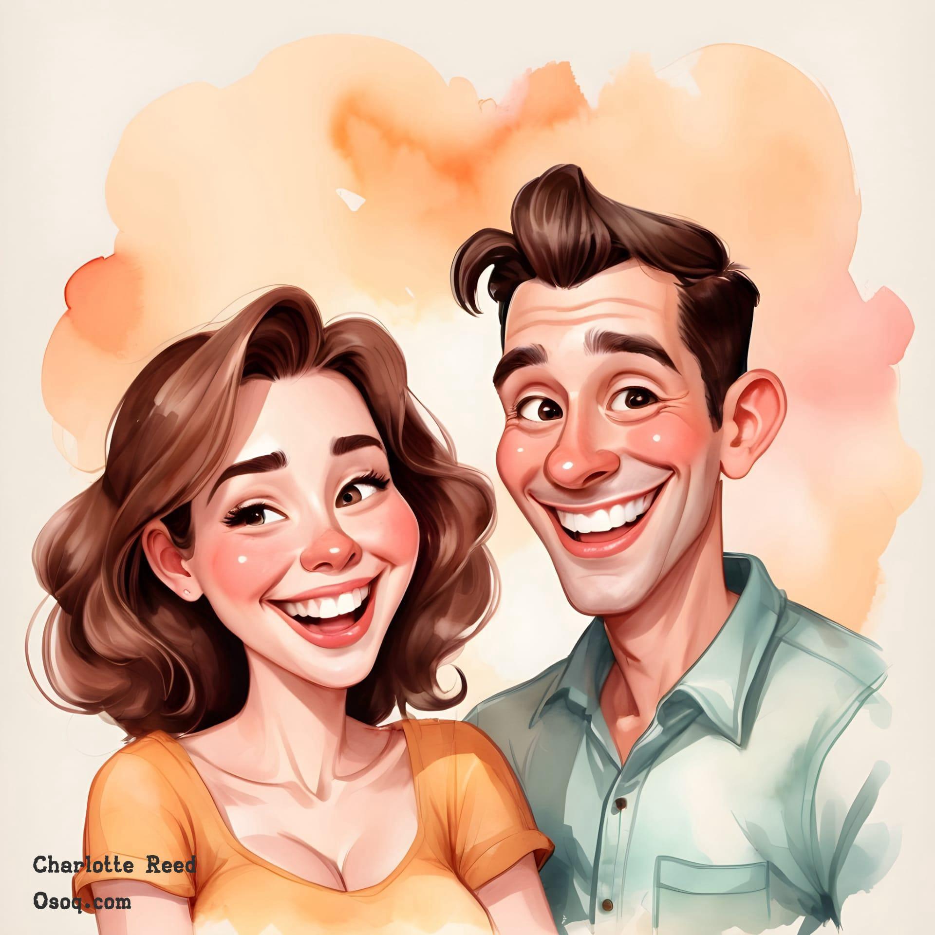 Wedding anniversary caricature 09