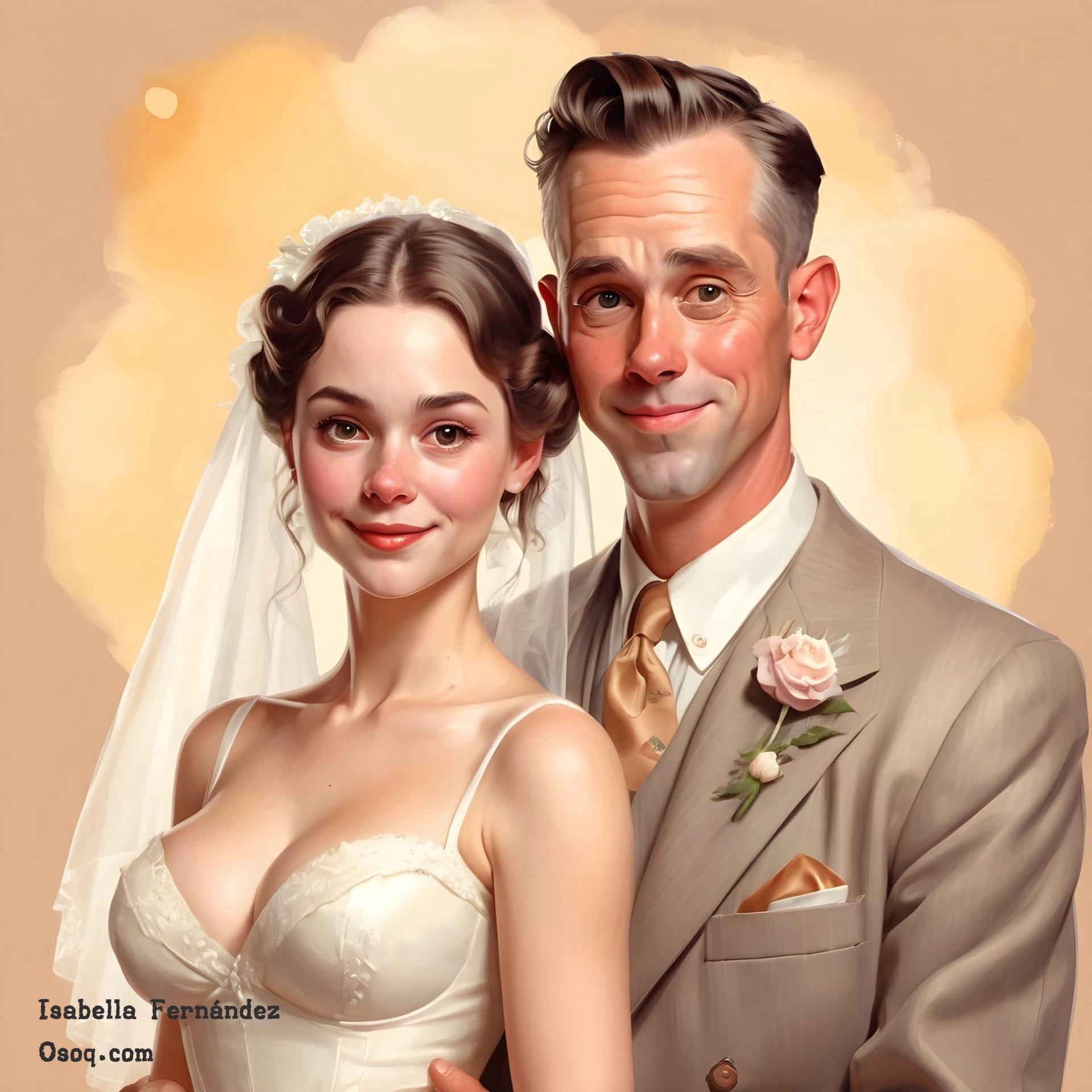 Wedding caricature 02