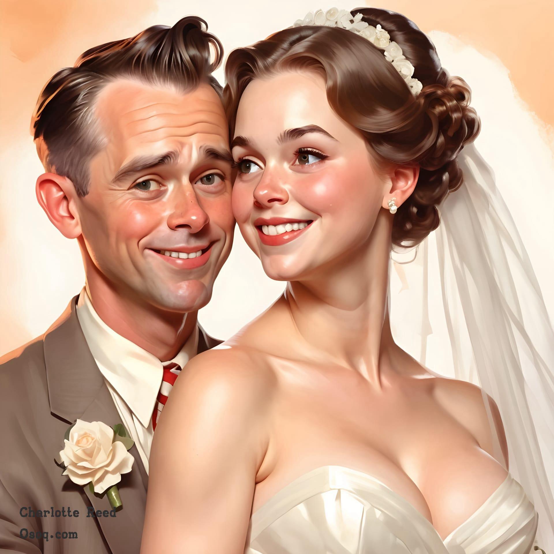 Wedding caricature 05