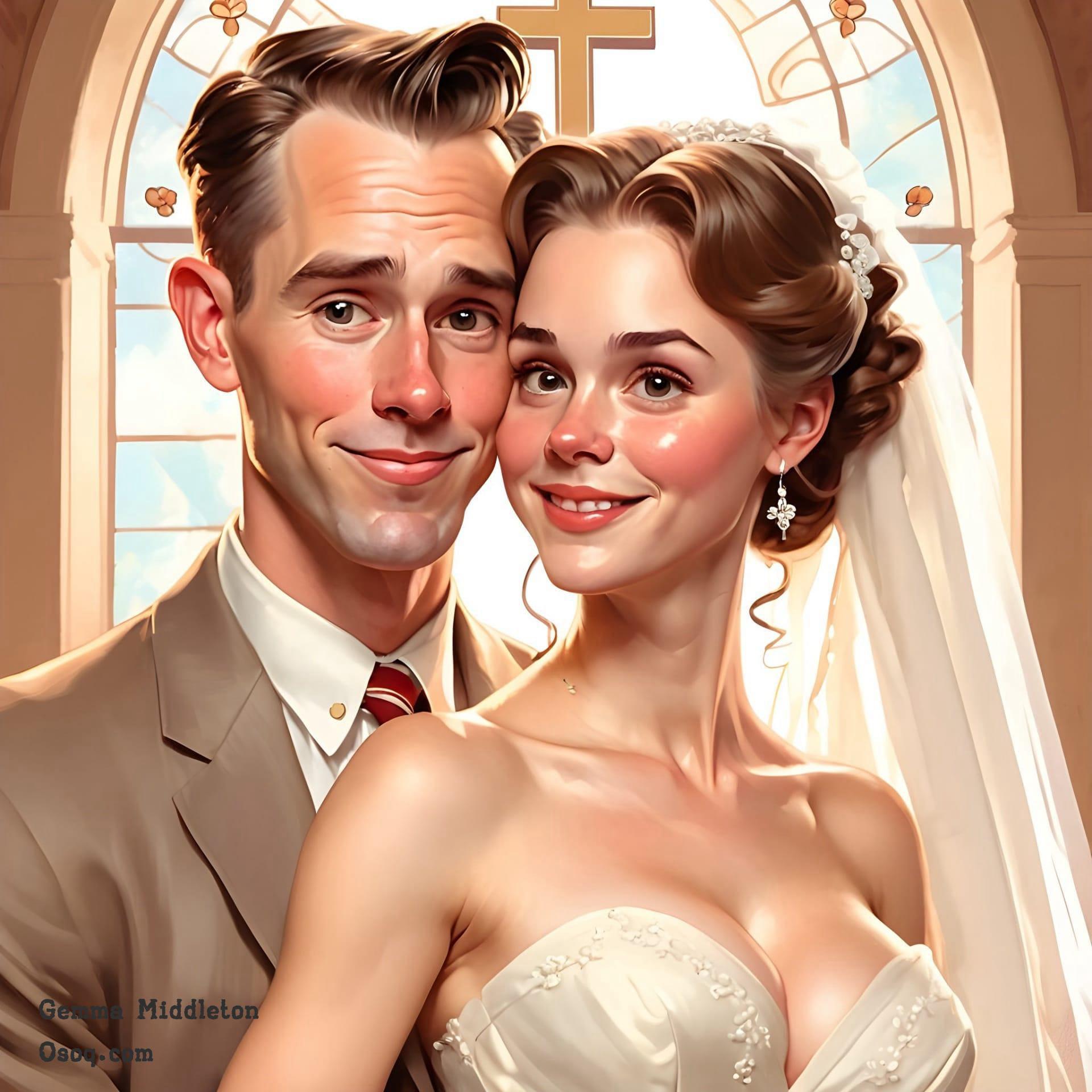 Wedding caricature 11