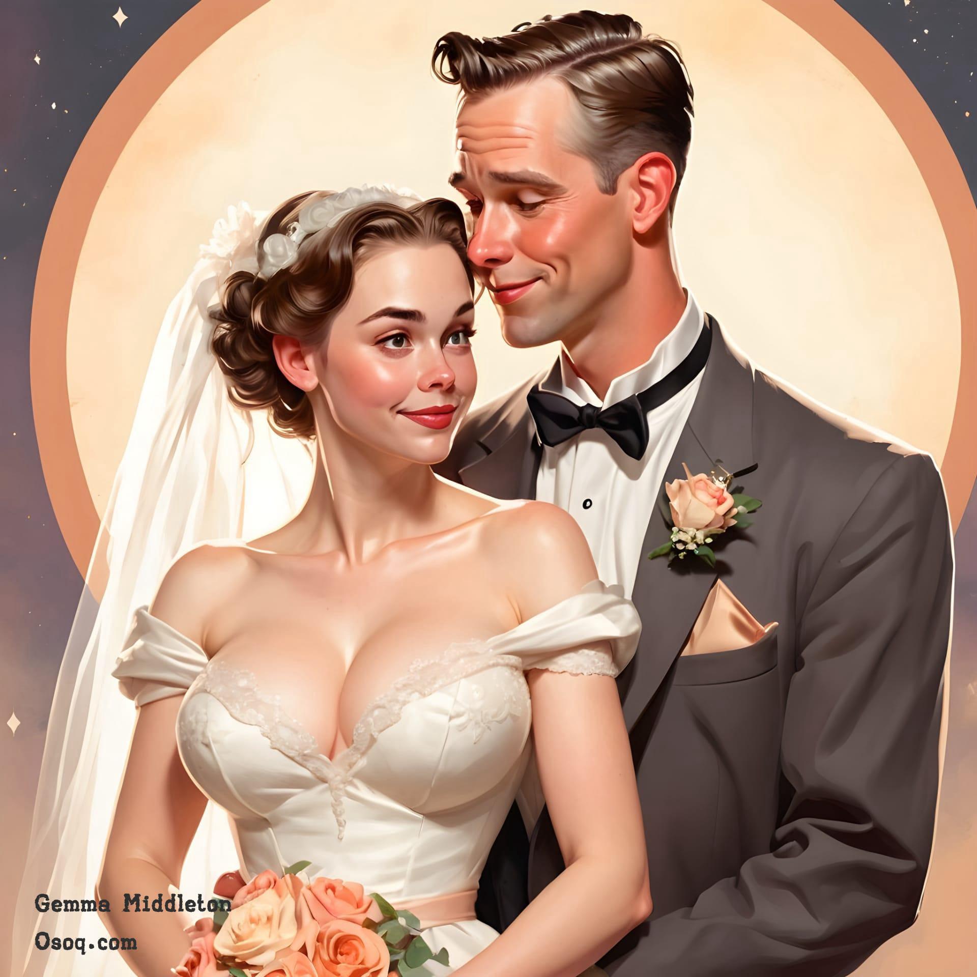 Wedding caricature 12