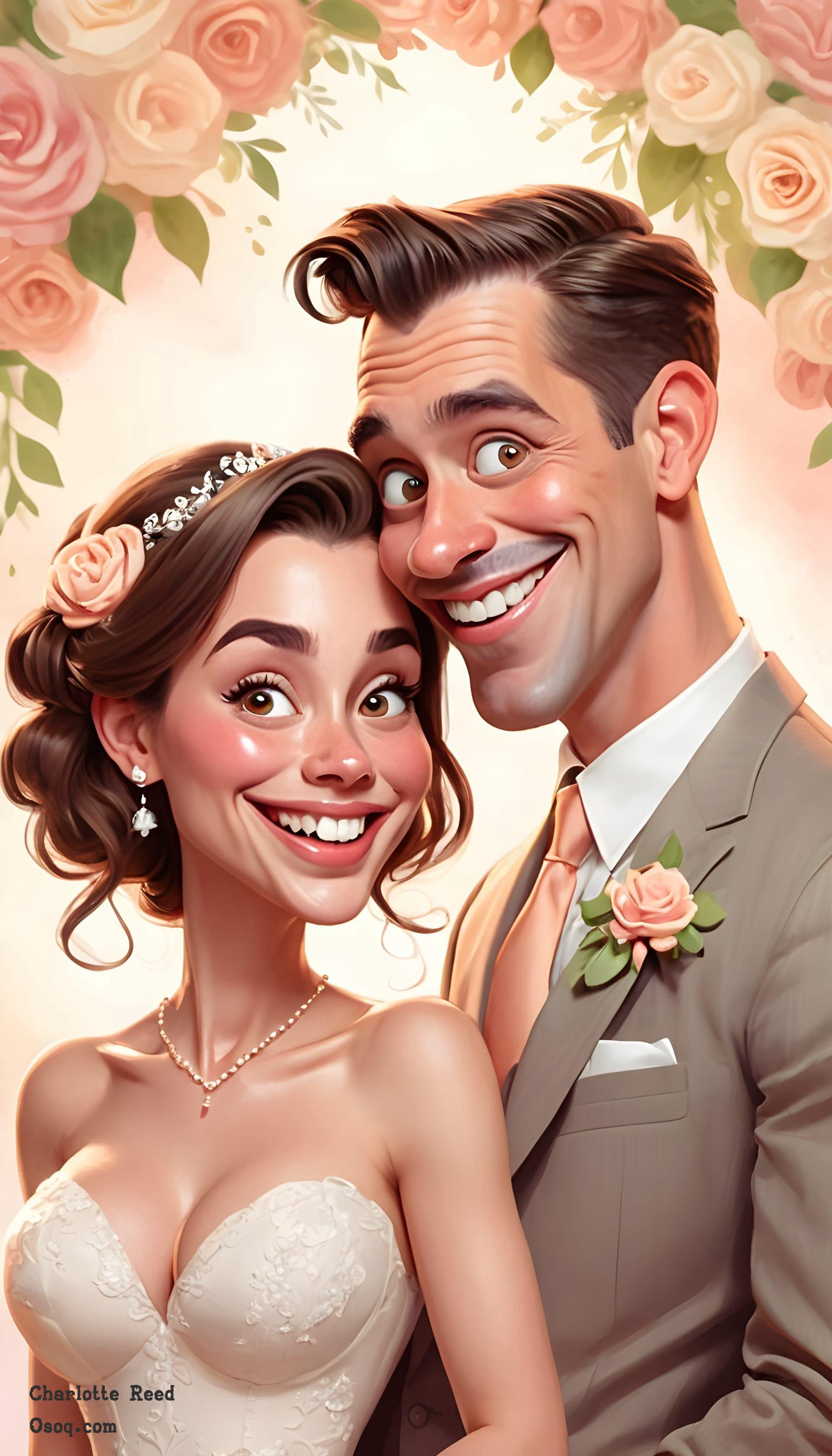 Wedding caricature 19