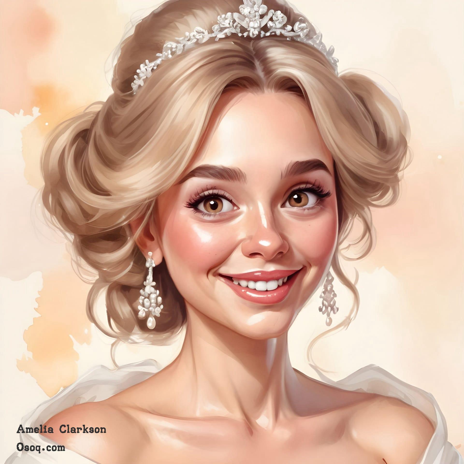 Wedding cartoon drawing 03