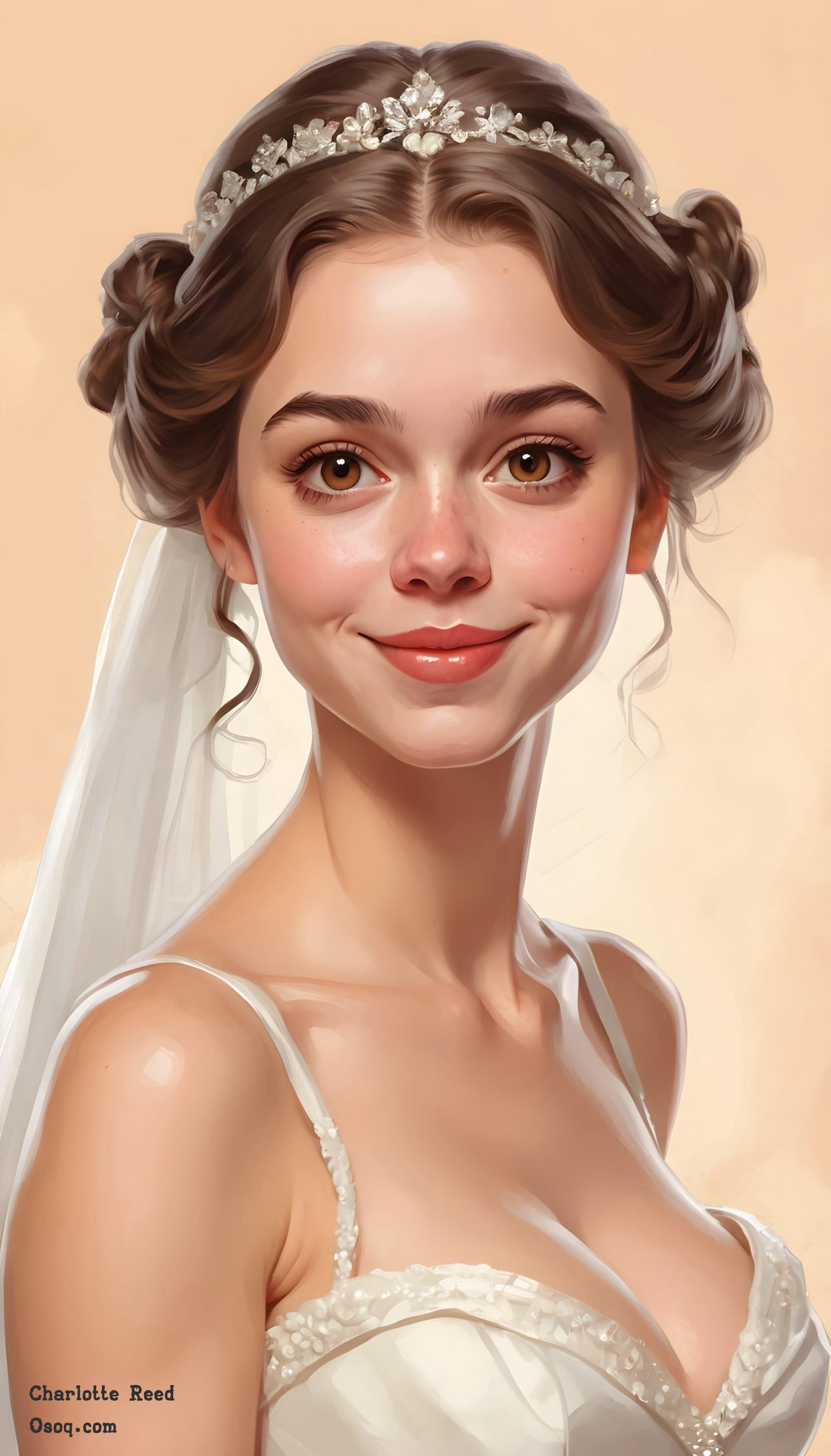 Wedding cartoon drawing 09