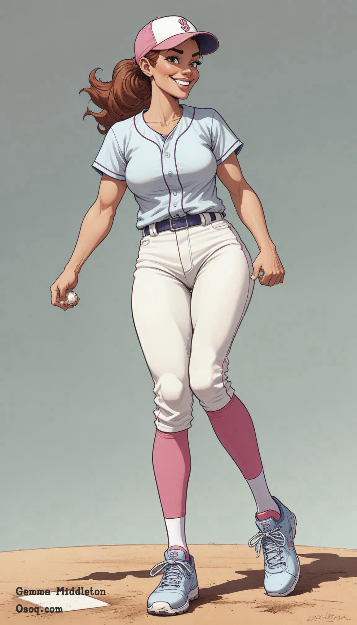 Baseball caricature 01