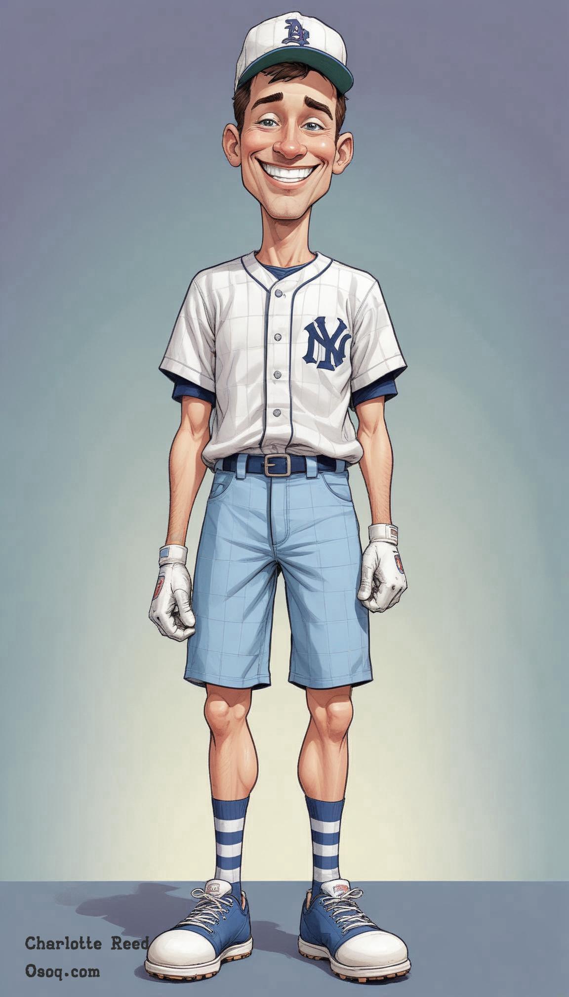 Baseball caricature 13