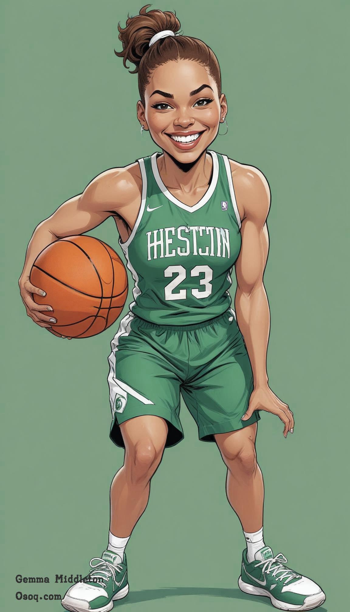 Basketball caricatures 12