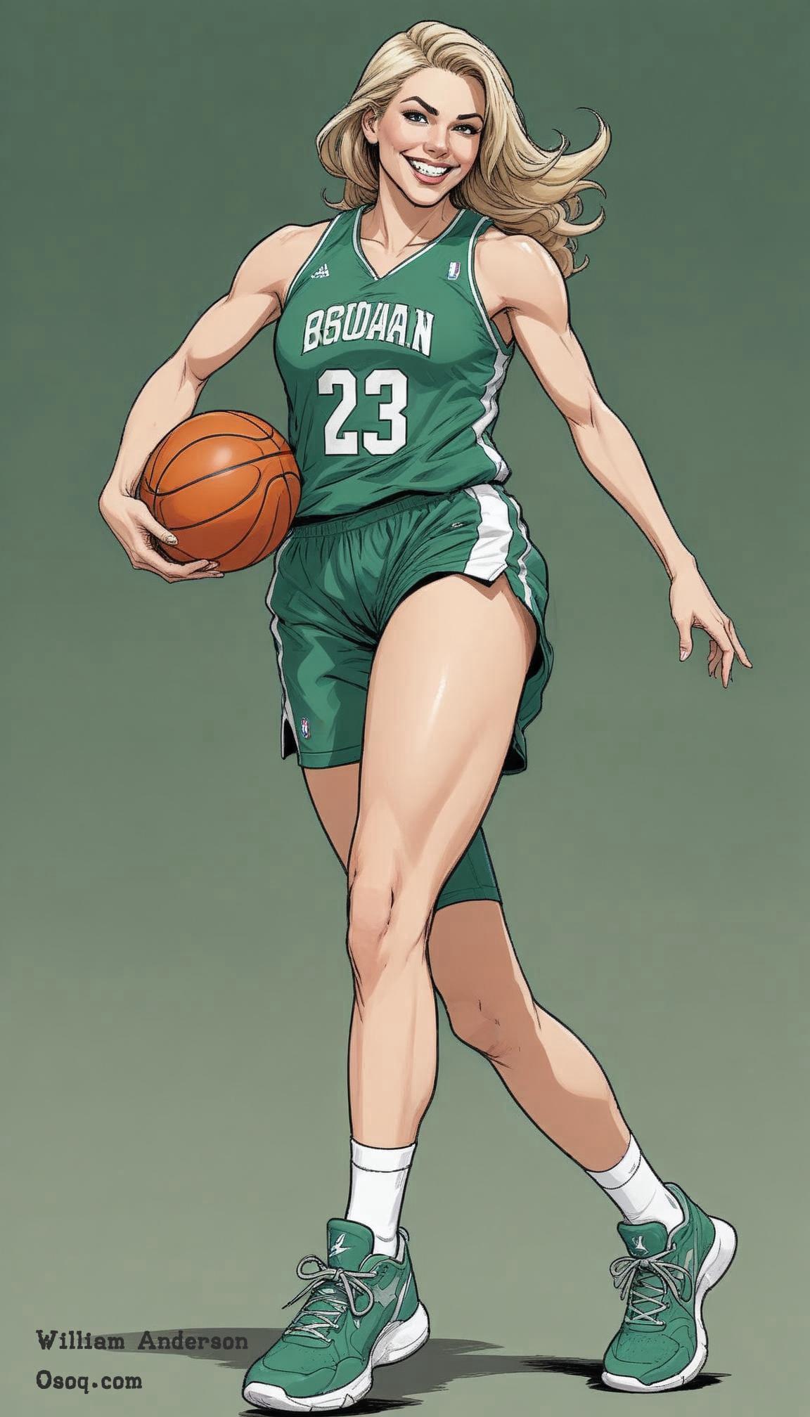 Basketball caricatures 19