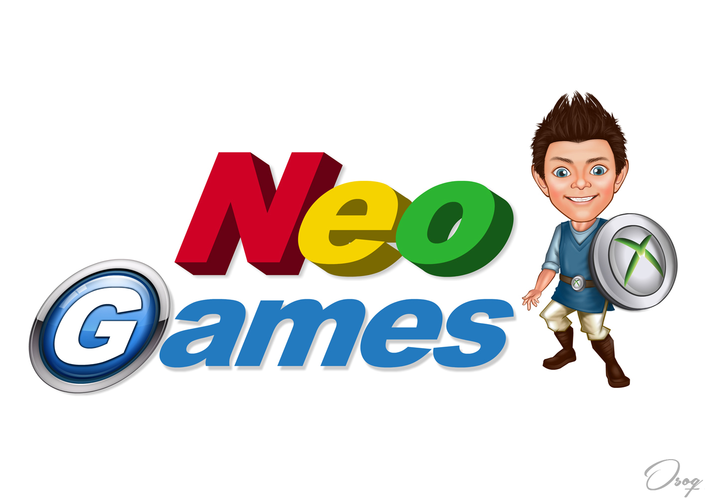 Cartoon Game Logo