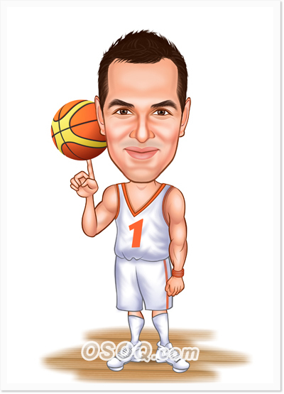 Basketball Caricatures | Osoq.com