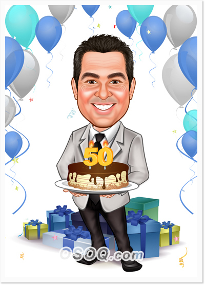 Birthday Caricatures | Osoq.com