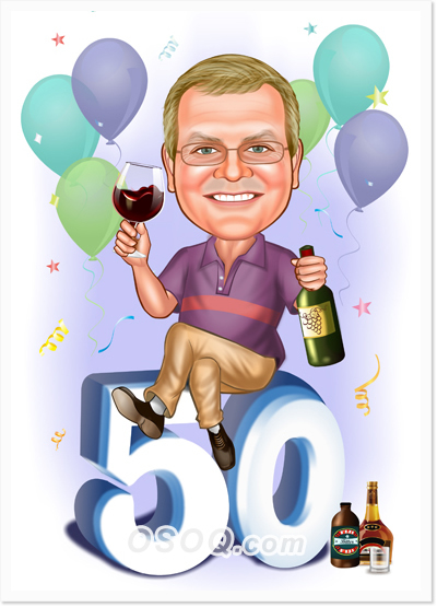 Birthday Caricatures | Osoq.com