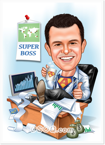 Boss Caricature | Osoq.com