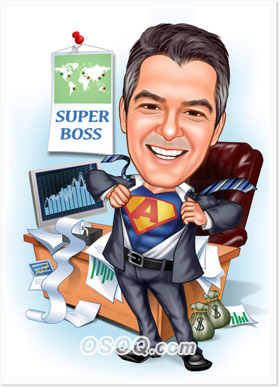 Boss Caricature