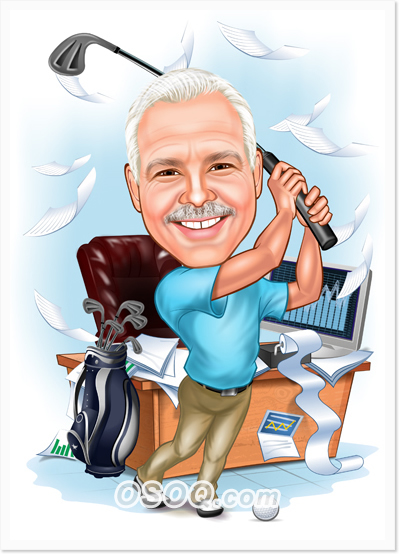 Manager Caricature