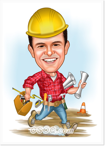 Construction Caricature | Osoq.com