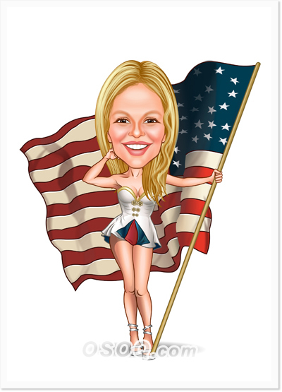 Independence Day Caricature