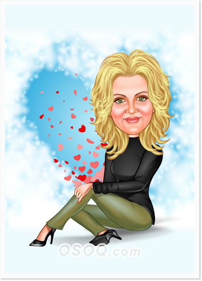 Valentines Day Caricature