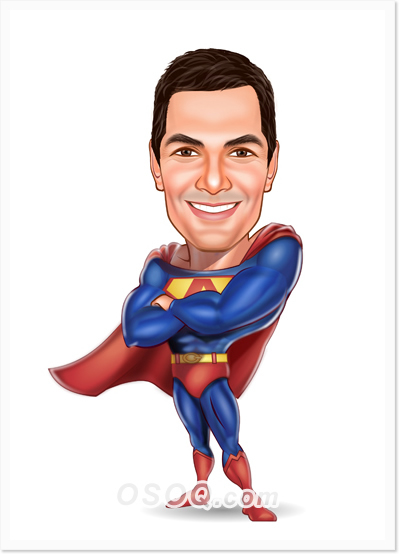 Super Hero Movie Caricatures